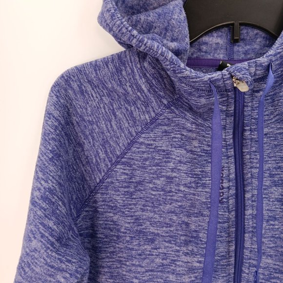 REEBOK PURPLE  MEDIUM ZIP UP JACKET WITH THUMB HOLES - Picture 4 of 15